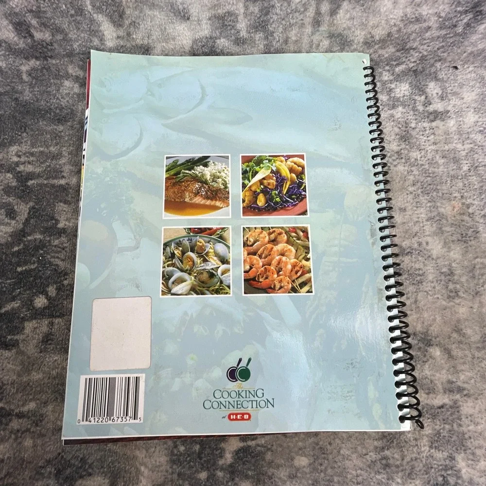 HEB Seafood Recipe Collection Cookbook Salmon Lobster Shrimp Crab Mahi